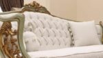 Handmade 4Pcs- Caval White Sofa Set Handmade Living Mobilia Cleopatra 29 Handmade 4Pcs- Caval White Sofa Set 29