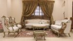 Handmade 4Pcs- Caval White Sofa Set Handmade Living Mobilia Cleopatra 34 Handmade 4Pcs- Caval White Sofa Set 34
