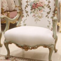 Handmade 4Pcs- Caval White Sofa Set Handmade Living Mobilia Cleopatra 38 Handmade 4Pcs- Caval White Sofa Set 38