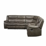 Taupe Leather Tavin Motion Sectional Sofa 52540 by ACME Luxury Living Room Furniture Mobilia Cleopatra 17 Taupe Leather Tavin Motion Sectional Sofa 52540 by ACME 17