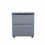 Gray Velvet Bois II Modular – Armless Chair by ACME Luxury Living Room Furniture Mobilia Cleopatra 26 Gray Velvet Bois II Modular – Armless Chair by ACME 26