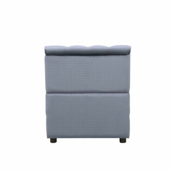 Gray Velvet Bois II Modular – Armless Chair by ACME 16