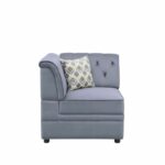 Gray Velvet Bois II Modular – Wedge By ACME Luxury Living Room Furniture Mobilia Cleopatra 20 Gray Velvet Bois II Modular – Wedge By ACME 20