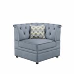 Gray Velvet Bois II Modular – Wedge By ACME Luxury Living Room Furniture Mobilia Cleopatra 19 Gray Velvet Bois II Modular – Wedge By ACME 19