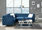 Jaszira Modular – Chaise in Blue Velvet 57343 by ACME Luxury Living Room Furniture Mobilia Cleopatra 24 Jaszira Modular – Chaise in Blue Velvet 57343 by ACME 24