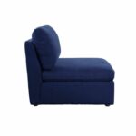 Blue Fabric Crosby Modular – Armless Chair by ACME 20