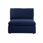 Blue Fabric Crosby Modular – Armless Chair by ACME 21