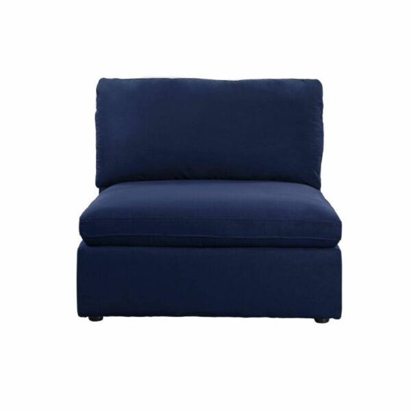 Blue Fabric Crosby Modular – Armless Chair by ACME 13