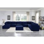 Blue Fabric Crosby Modular – Armless Chair by ACME 26