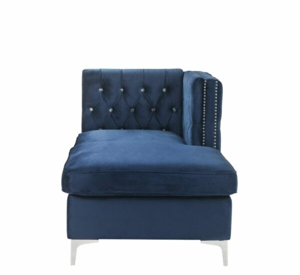 Jaszira Modular – Chaise in Blue Velvet 57343 by ACME 12
