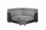 Gray Fabric Alwin Modular – Wedge by ACME 13