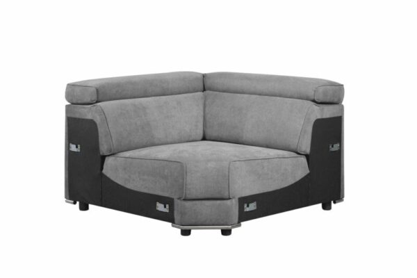 Gray Fabric Alwin Modular – Wedge by ACME 8