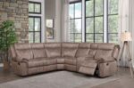 Chocolate Velvet Dollum Motion Sectional Sofa LV00397 by ACME Luxury Living Room Furniture Mobilia Cleopatra 17 Chocolate Velvet Dollum Motion Sectional Sofa LV00397 by ACME 17