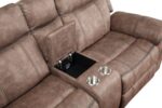 Chocolate Velvet Dollum Motion Sectional Sofa LV00397 by ACME Luxury Living Room Furniture Mobilia Cleopatra 22 Chocolate Velvet Dollum Motion Sectional Sofa LV00397 by ACME 22