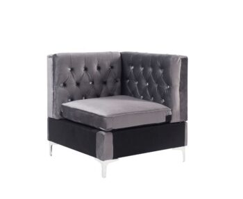 Jaszira Modular – Wedge in Gray Velvet 57374 by ACME