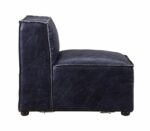 Blue Leather Birdie Modular – Armless Chair 56595 by ACME Luxury Living Room Furniture Mobilia Cleopatra 17 Blue Leather Birdie Modular – Armless Chair 56595 by ACME 17