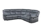 Gray Velvet Dollum Motion Sectional Sofa LV00398 by ACME Luxury Living Room Furniture Mobilia Cleopatra 21 Gray Velvet Dollum Motion Sectional Sofa LV00398 by ACME 21