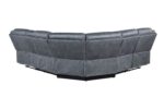 Gray Velvet Dollum Motion Sectional Sofa LV00398 by ACME Luxury Living Room Furniture Mobilia Cleopatra 23 Gray Velvet Dollum Motion Sectional Sofa LV00398 by ACME 23