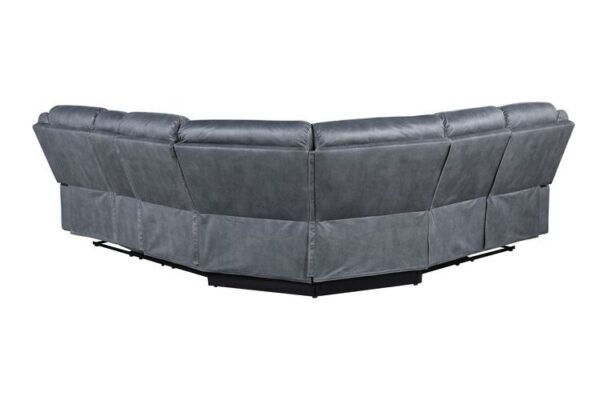 Gray Velvet Dollum Motion Sectional Sofa LV00398 by ACME 15