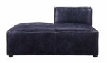 Blue Leather Birdie Modular – Chaise 56598 by ACME Luxury Living Room Furniture Mobilia Cleopatra 14 Blue Leather Birdie Modular – Chaise 56598 by ACME 14