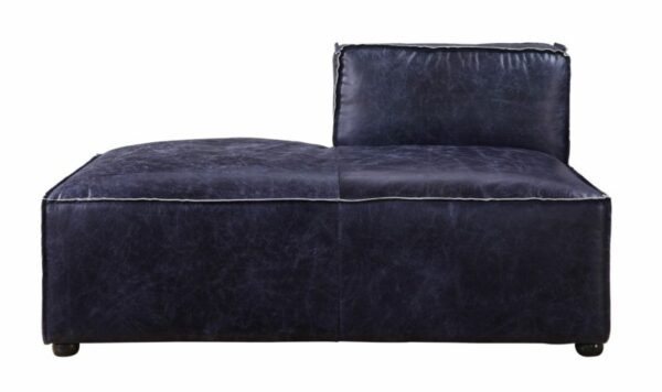 Blue Leather Birdie Modular – Chaise 56598 by ACME 9