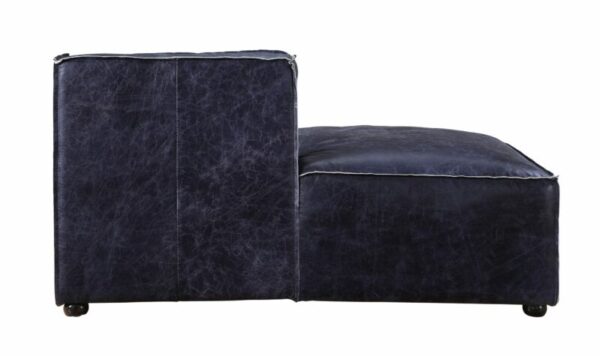 Blue Leather Birdie Modular – Chaise 56598 by ACME 11