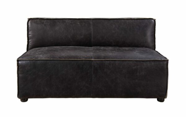 Slate Leather Birdie Modular – Armless Loveseat 56586 by ACME 9