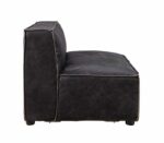 Slate Leather Birdie Modular – Armless Loveseat 56586 by ACME Luxury Living Room Furniture Mobilia Cleopatra 15 Slate Leather Birdie Modular – Armless Loveseat 56586 by ACME 15