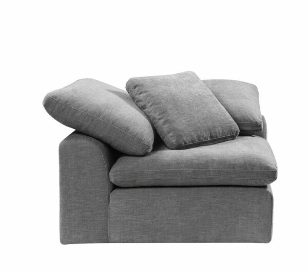 Gray Linen Naveen Modular – Wedge W/Pillow by ACME 11