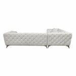 Atronia Sectional Sofa With 4 Pillows in Beige Fabric LV01160 by ACME Luxury Living Room Furniture Mobilia Cleopatra 16 Atronia Sectional Sofa With 4 Pillows in Beige Fabric LV01160 by ACME 16