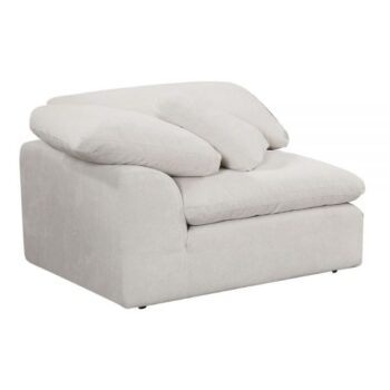 Ivory Linen Naveen Modular – Wedge W/Pillow LV55131 By ACME