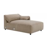 Light Brown Suede Veata Sectional Sofa LV03090 By ACME 29