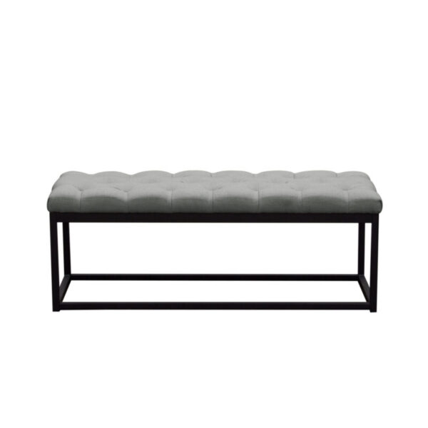 Black Powder Coat Mateo Bench By Diamond Sofa 8