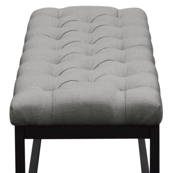 Black Powder Coat Mateo Bench By Diamond Sofa 10