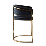 Gold Black Velvet Solstice Chair By Diamond Sofa 15