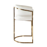 Gold Cream Velvet Solstice Chair By Diamond Sofa 17