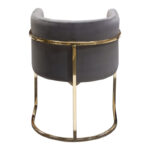 Gray Velvet Pandora Dining Chair by Diamond Sofa 34