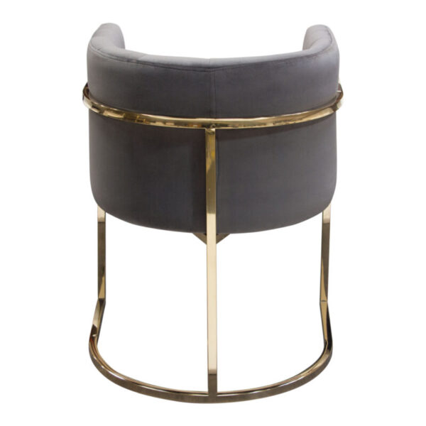 Gray Velvet Pandora Dining Chair by Diamond Sofa 20
