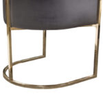 Gray Velvet Pandora Dining Chair by Diamond Sofa 37