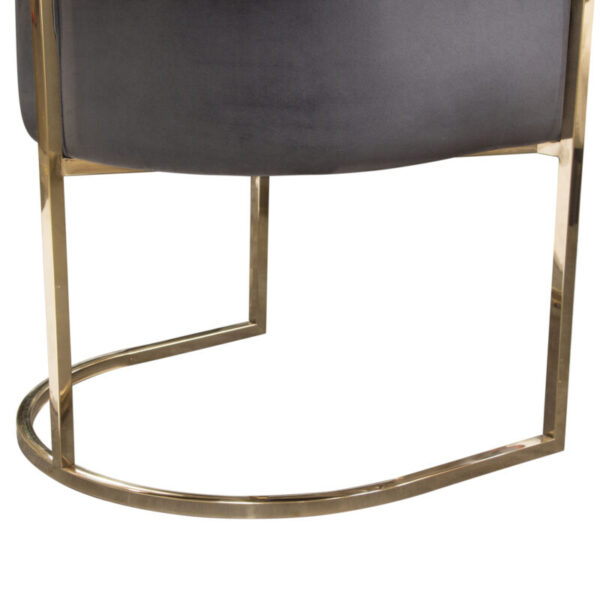 Gray Velvet Pandora Dining Chair by Diamond Sofa 23