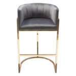 Gray Velvet Pandora Dining Chair by Diamond Sofa 38