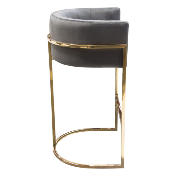 Gray Velvet Pandora Dining Chair by Diamond Sofa 30