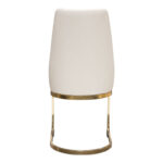 Gold Frame Cream Velvet Vogue Dining Chair By Diamond Sofa 17