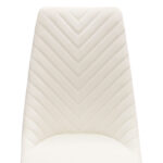 Gold Frame Cream Velvet Vogue Dining Chair By Diamond Sofa 18