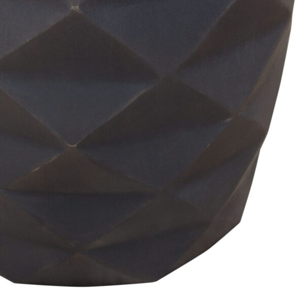 Gray Fig Stool Geometric Motif By Diamond Sofa 9