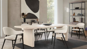 Cream Fabric Adele Dining Chair By Diamond Sofa 8