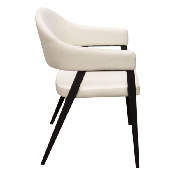 Cream Fabric Adele Dining Chair By Diamond Sofa 10