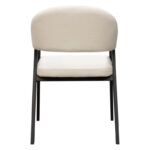 Cream Fabric Adele Dining Chair By Diamond Sofa 16