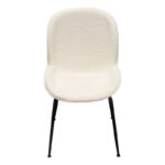 Ivory Boucle Session Dining Chair By Diamond Sofa 17