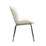 Ivory Boucle Session Dining Chair By Diamond Sofa 18